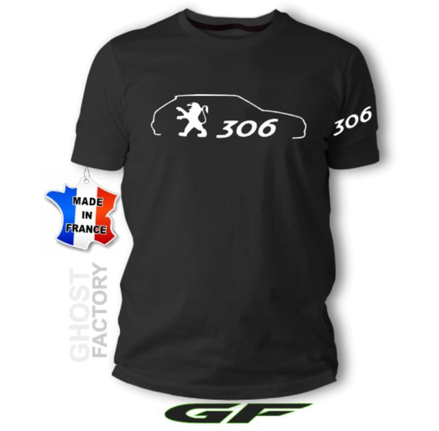 T-shirt Peugeot 306 silhouette