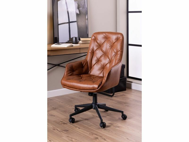 AC Design Chaise de bureau Erik, avec dossier et accoudoirs rembourrés