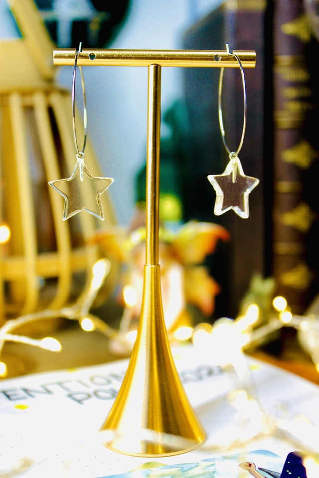 BO Créoles Clarté céleste - collection Poussières d'Étoiles