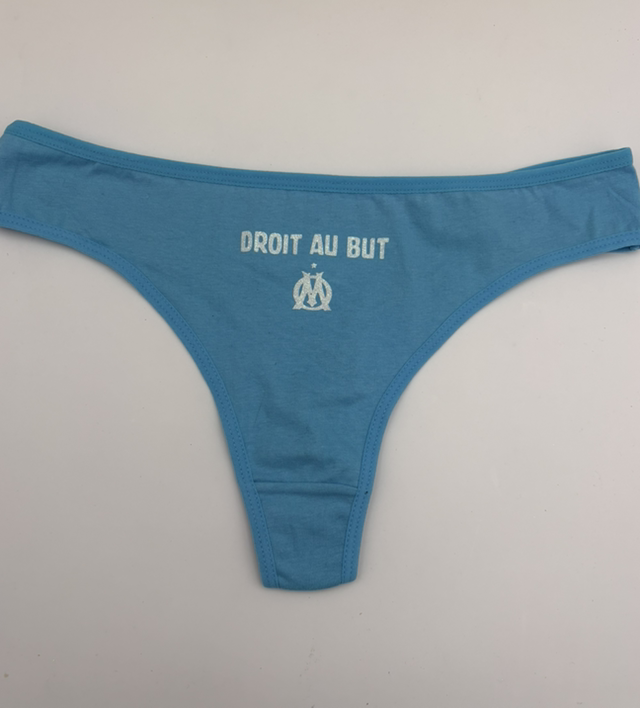 Tanga Bleu OM DROIT AU BUT 