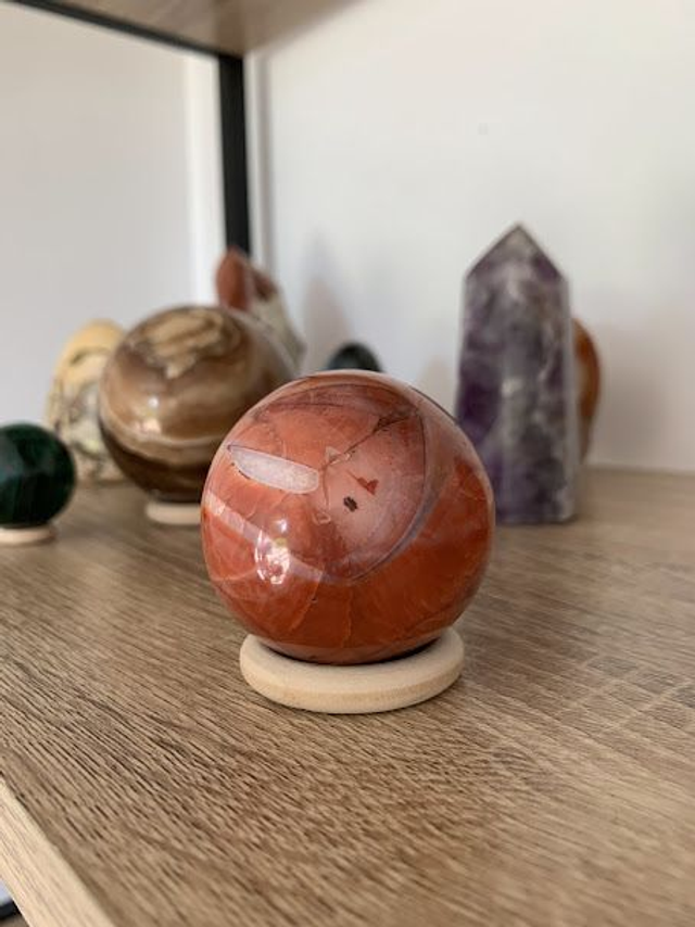 Boule Agate Rouge Cornaline