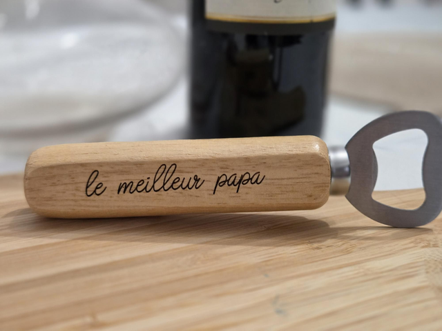 Décapsuleur  "le meilleur papa"