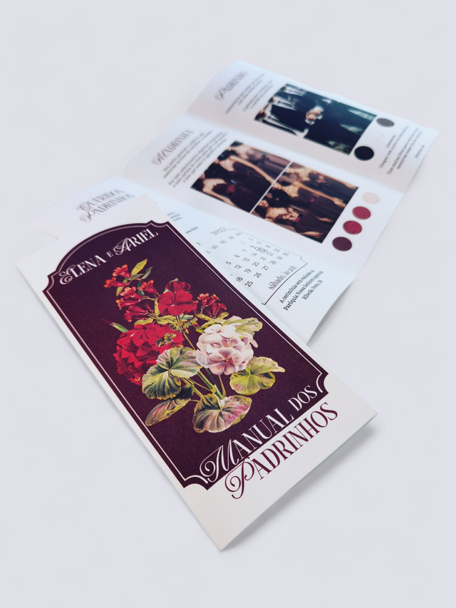 Manual dos Padrinhos Simples, Opaline 180g.