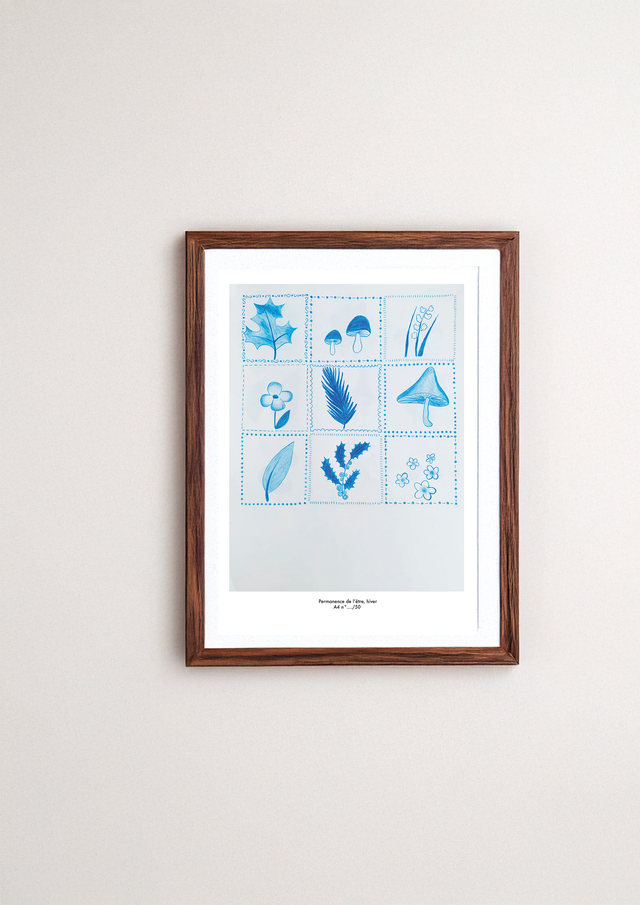 Reproduction imprimée Permanence de l&#039;être hiver