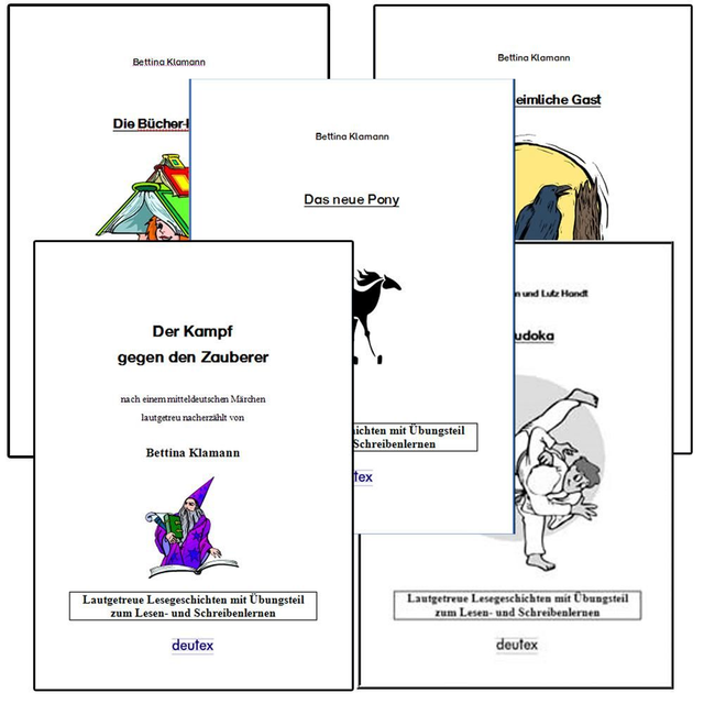 5er Pack aller LRS-Lesehefte 