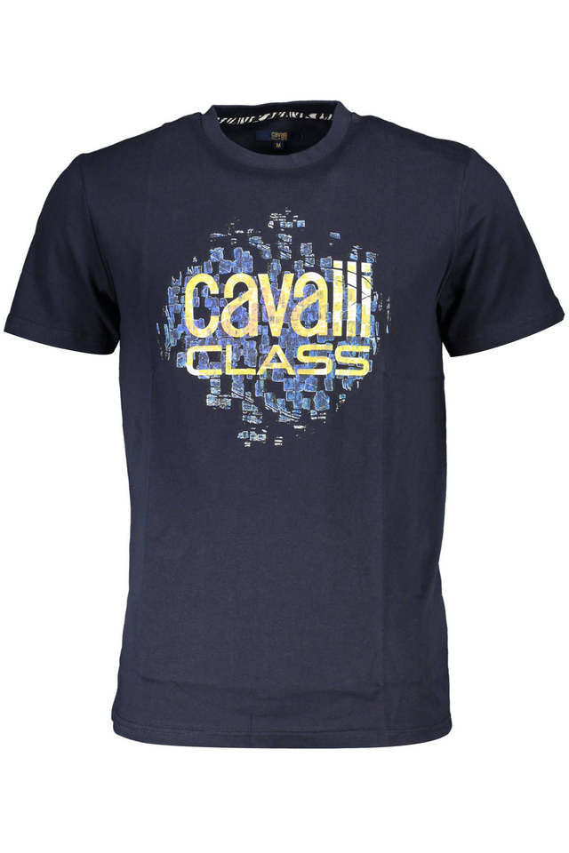CAVALLI CLASS T-SHIRT MANICHE CORTE UOMO BLU