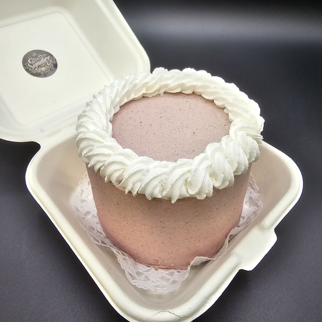 Bento Cake Hibiscus Ganache Chocolat Blanc