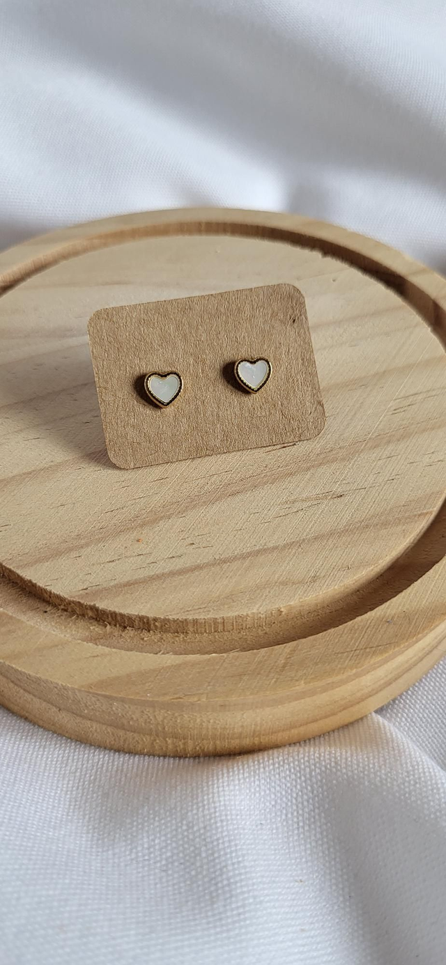 Boucles d&#039;oreilles Cœur 🤍