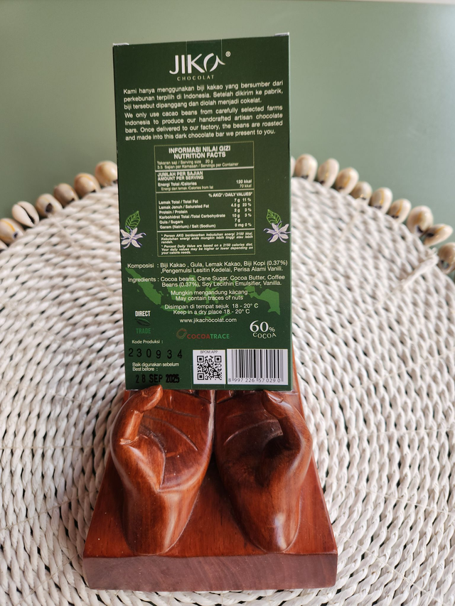 Chocolat JIKO - Fragments de Café