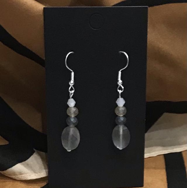 Mixed Peach Dangling Earrings - MPD02