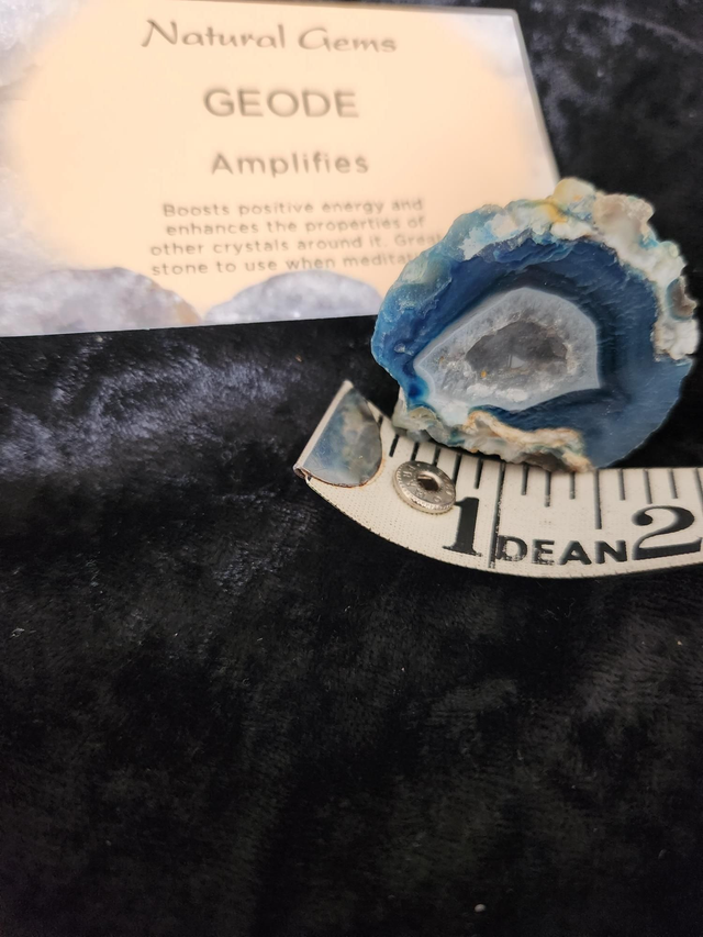 AGATE GEODE BLUE