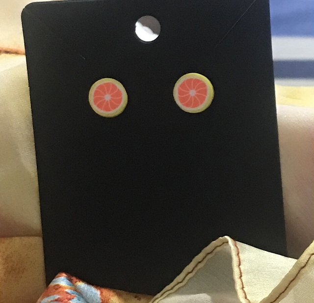 Children Yellow Earrings - Non Metal - CYE01