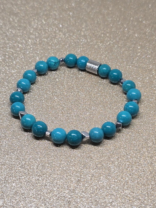 Bracelet Turquoise de Chine en 0,8 cm