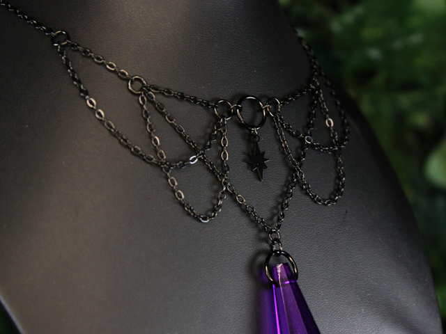 C0036 • Collier MIDNIGHT ELEGANCE
