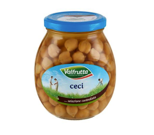 Valfrutta - Csicseriborsó üvegben 370 g