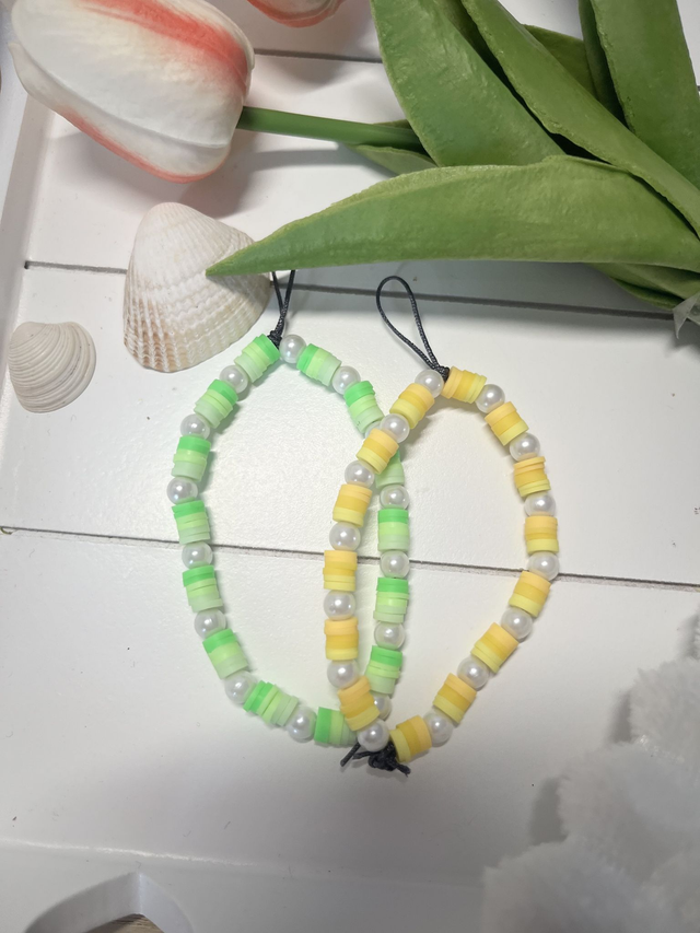 Neon Pearl Phone Charms