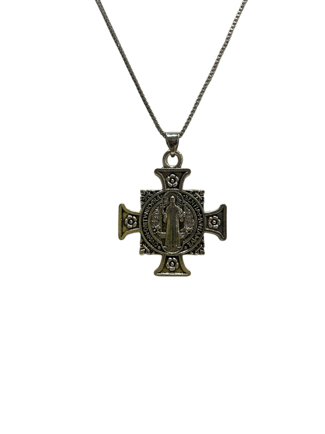 Collana croce quadrata 26AA-4