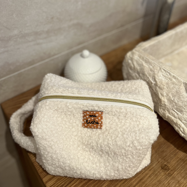 Trousse de toilette grand format &quot;ma biche&quot;