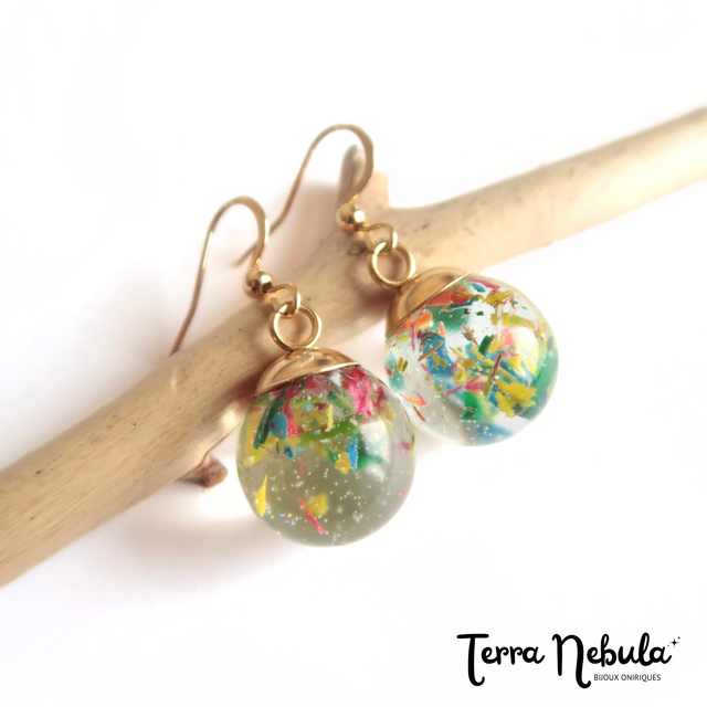 Boucles d&#039;oreilles sphères Créative | BO15