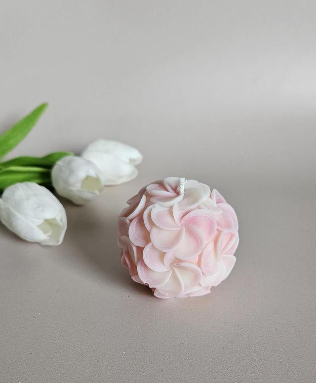 Bougie rosace SANS PARFUM 95 g