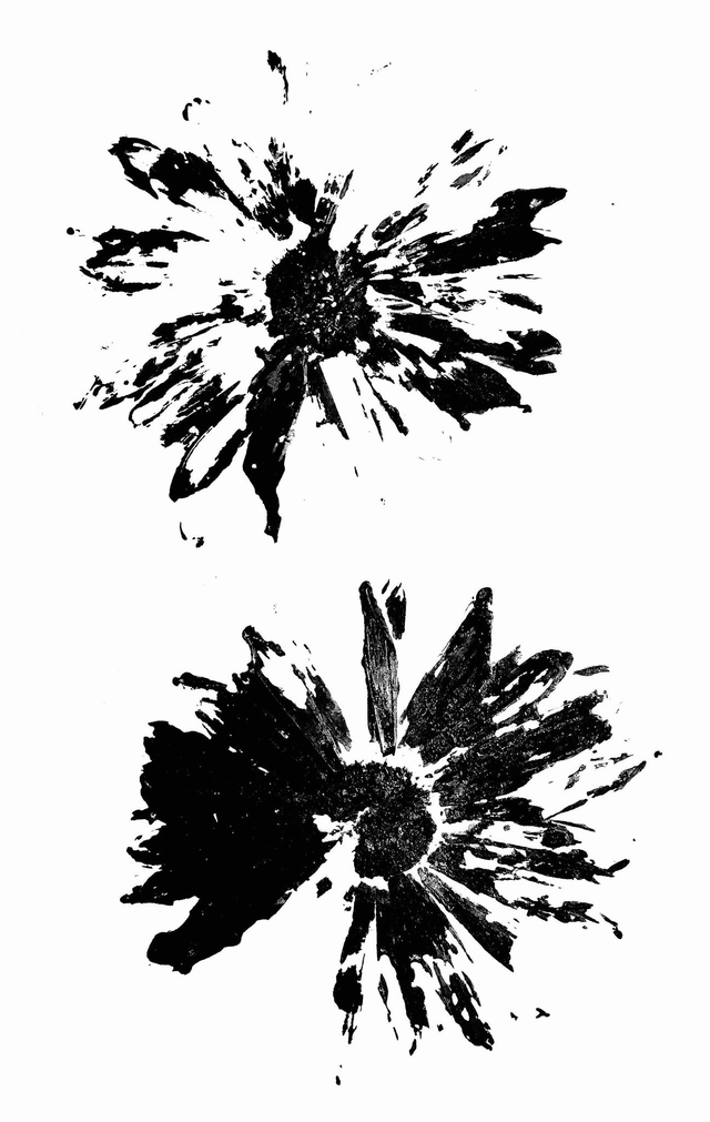 Gyotaku de Tournesols