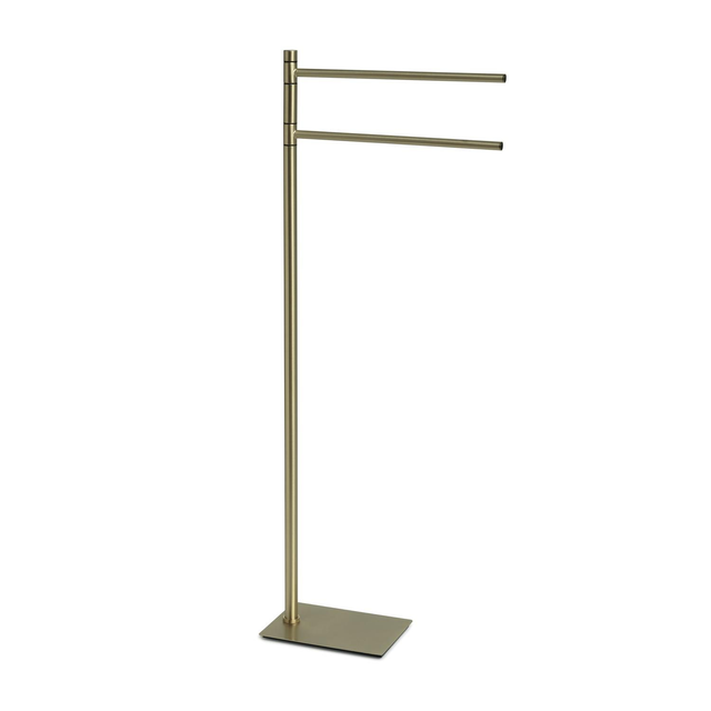 Piantana porta salviette col. oro spazzolato 