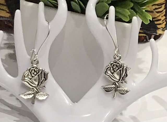 Silver Dangling Earrings- SDE18