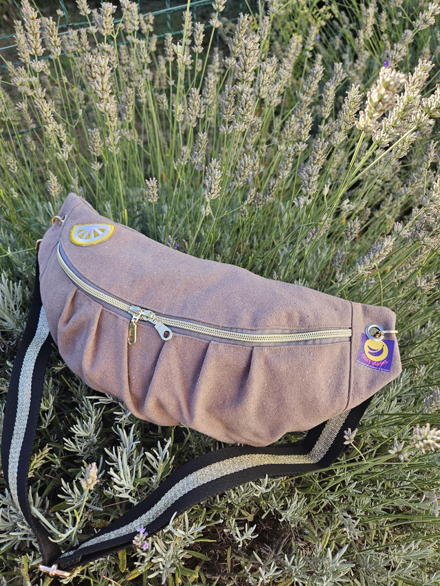 Banane nomade Toile Vercors Ficelle taille L