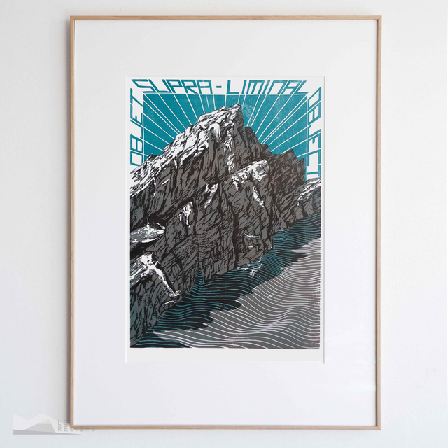 Woodcut &#039;Jallouvre&#039;