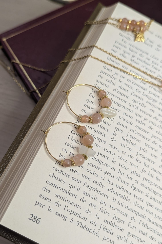 Créoles Ostara - Pierre de lune