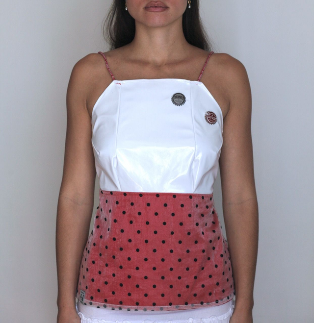 ladybug backless top M-L
