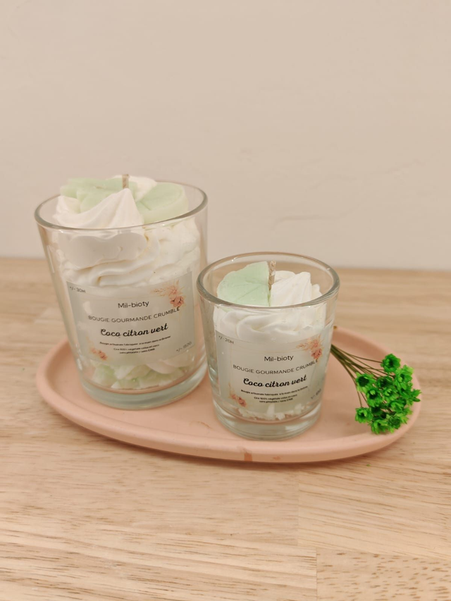 Bougie gourmande : Coco citron vert