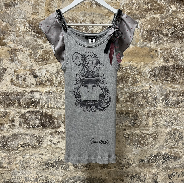 Ruffles tank top #0208 