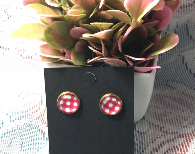 Mixed Stone Stud Earrings - STU67