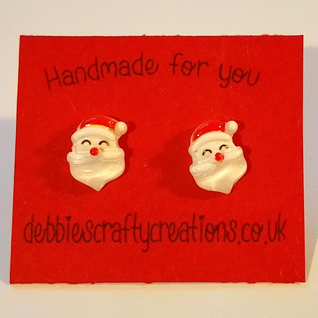 Handmade Novelty Christmas Earrings - Novelty Christmas Stud Earrings - 19 Designs