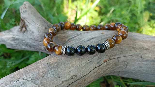 Œil de Tigre et Obsidienne Noire