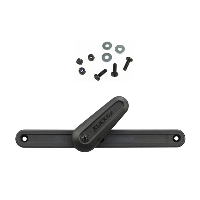 Schiene unten mit Drehhaken + Befestigungssatz