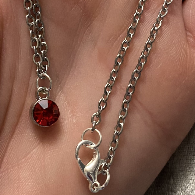 January stone necklace