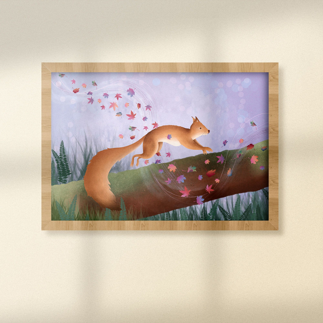 "Quand vient l'automne" Affiche A5, A4 ou 30x40