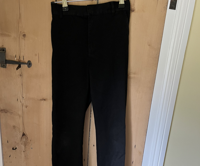 Black School Trousers 11-12 years (girls)
