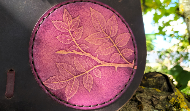 Sac taille M bubulles-branche d'églantine