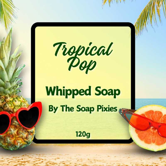 Tropical Pop Whipped Soap (120g)