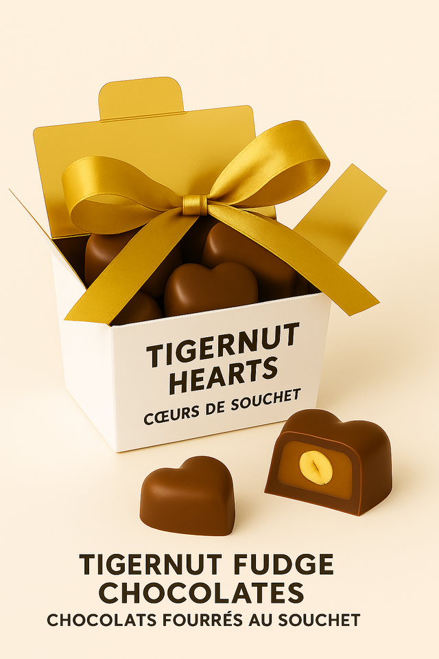 Tigernut Hearts - Coeurs de Souchet - Hazelnut - 150g
