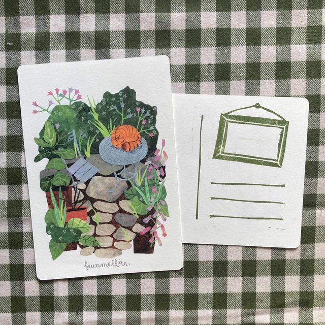 Carte postale &quot;Jardin paisible&quot;