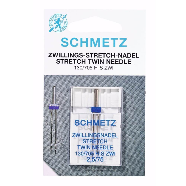0706977 Schmetz Tweeling stretch 2,5/75 (1 stuk)