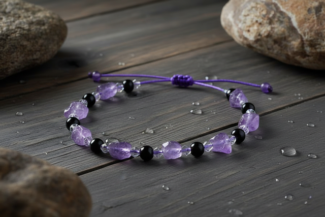 Bracelet en améthyste