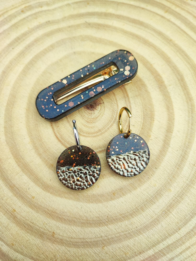 Box découverte - Barrette et Créoles interchangeables