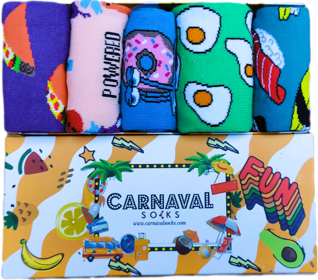 ZESTAW #8 Skarpetki 5 PAR 39-45 Kolorowe Zabawne IDEALNE NA PREZENT!