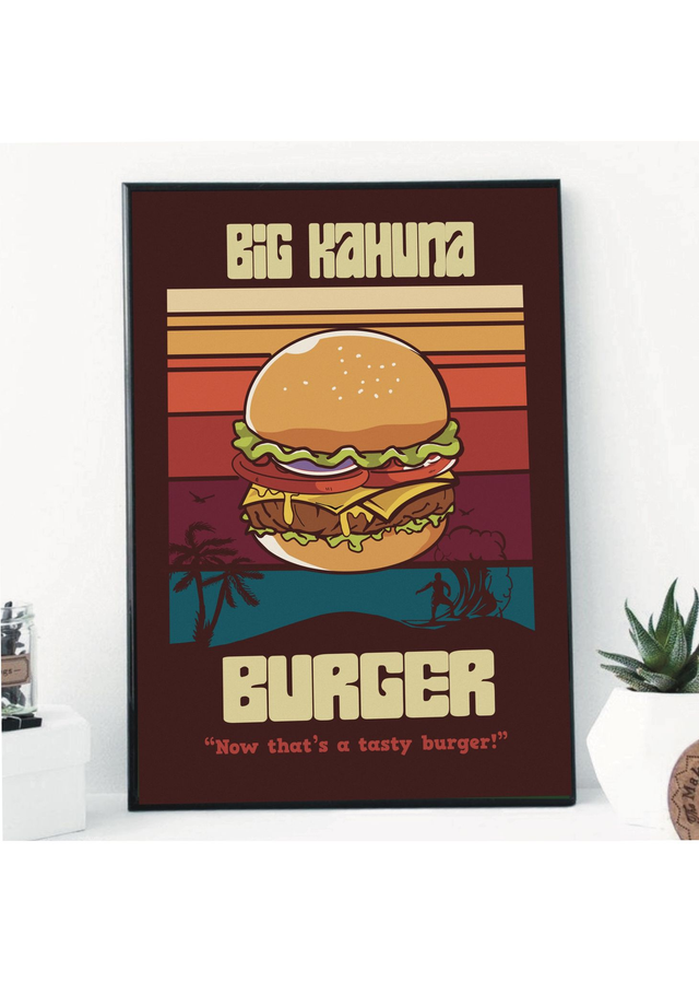 Pulp Fiction Big Kahuna Burger Poster (A4 or A3)