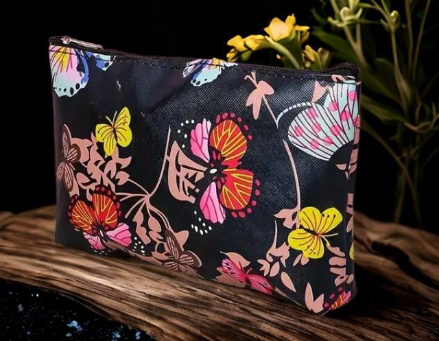 Trousse de maquillage papillon 